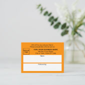 Référencement Magasiner ou faire une Boutique Carte de recommand (Debout devant)