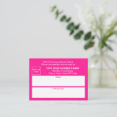 Référencement Magasiner ou faire une Boutique Carte de recommand (Debout devant)