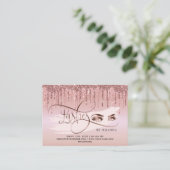 Référencement Maquillage Eyebrow Eyes Lashes carte de soins post (Debout devant)