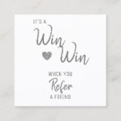 Référencement Moderne Référer une carte de recommandation d'ami (Devant)