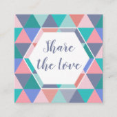 Référencement Référez-vous une carte de triangle de client de (Devant)