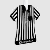 Referentie zwart & wit, uniform, aangepast ornament (voorkant)