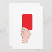 Référentiel Affichant Des Invitations De Carte Rou (Devant / Derrière)