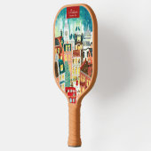 Referentienaam voor Kerstmis in Londen Pickleball Paddle (Links)