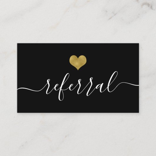 Référez un Carte de visite de salon ami (Devant)