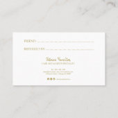 Référez Une Carte De Référence De Calligraphie Sty (Dos)