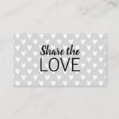 Référez-vous un carte de visite gris moderne à la (Devant)