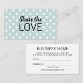 Référez-vous un carte de visite moderne à la mode (Devant / Derrière)