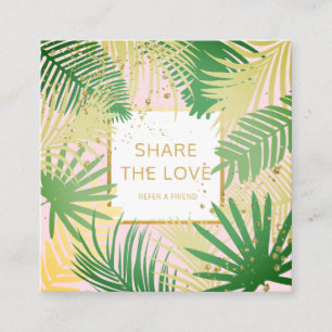 Référez-vous une carte tropicale de client de