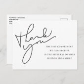 Referral Dank u, de Kaart van de Nota van de Verwi (Voorkant / Achterkant)