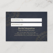 Referral Gold Mandala van YOGA Meditation Instruct (Achterkant)