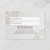 Referral Gold Mandala van YOGA Meditation Instruct (Achterkant)