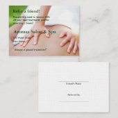 Referral Kaart met massagehanden (Voorkant / Achterkant)