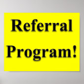 Referral Program Poster Matte (Voorkant)