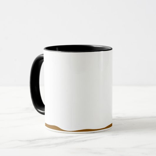 Refill Required Mug – Funny Empty Cup Design Mok (Voorkant links)