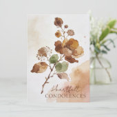 Refined Brown Botanical Branches Sympathy (Staand voorkant)