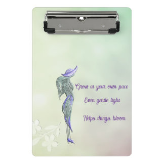 Refined calm spiral notebook  mini klembord