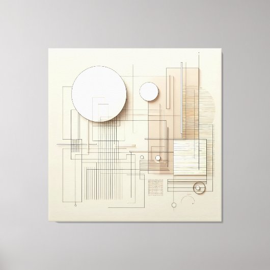Refined Forms Canvas Afdruk (Voorkant)