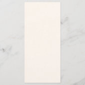 Refined Gold Frame Wedding Menu Card (Dos)