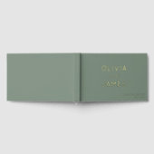 Refined Green Calligraphy Gastenboek (Volledig)