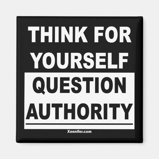 Réfléchissez à votre aimant (Devant)