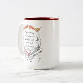 Reflect but don’t Regret Inspirational Mug (Devant gauche)