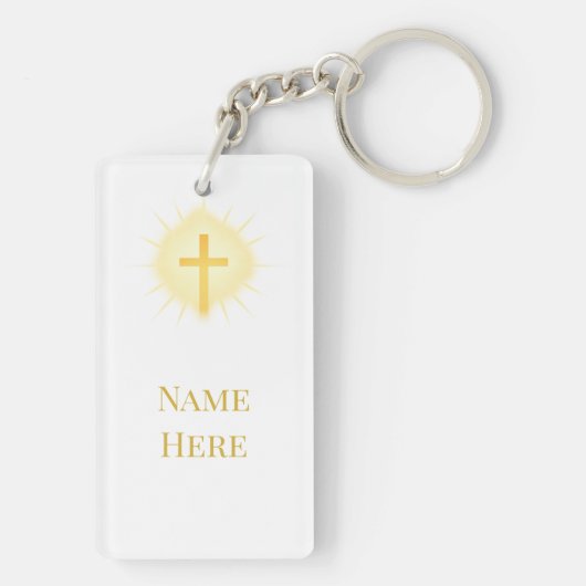 Reflect His Light Custom Easter 2026 Keychain (achterkant)