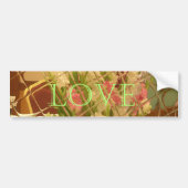 Reflected Blooms Art Print Bumpersticker (Voorkant)