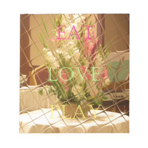 Reflected Blooms Art Print Notitieblok