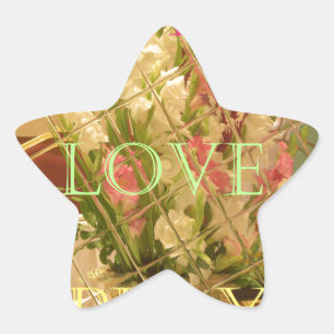Reflected Blooms Art Print Ster Sticker