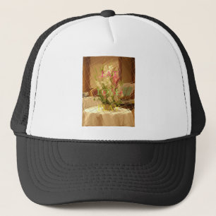 Reflected Blooms Art Print Trucker Pet