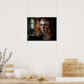 "Reflected Windows" Art Poster Print Katty Pulsar (Keuken)