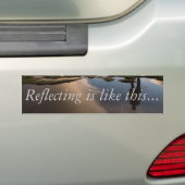 Reflecteren - Bumpersticker (Op auto)