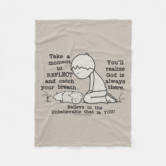 Reflecteren Fleece Deken (Voorkant)