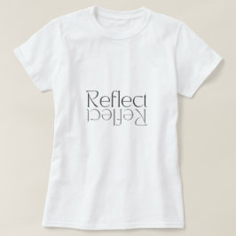 Reflecteren (grijs) t-shirt