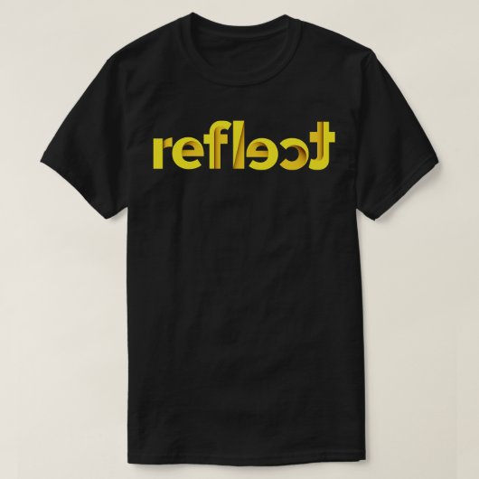 Reflecteren op 1 t-shirt (Design voorkant)