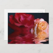 Reflecterend Roos Briefkaart (Voorkant / Achterkant)