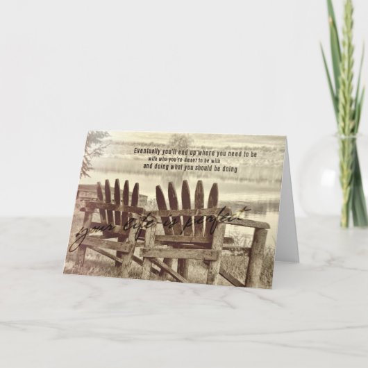 REFLECTEREND WENSKAART BEDANKKAART (Voorkant)