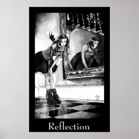 Reflecterende afdruk poster (Voorkant)