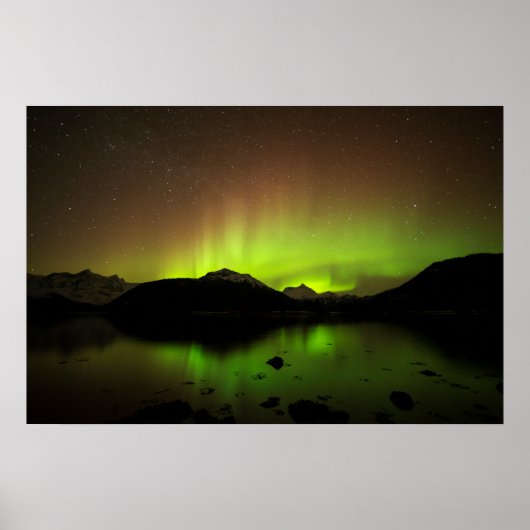 Reflecterende Aurora Poster (Voorkant)