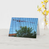 "Reflecterende Constructie" Beterschapkaart Kaart (Gele Bloem)