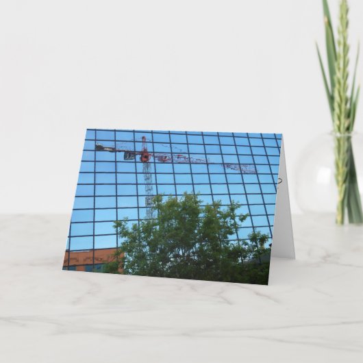 "Reflecterende Constructie" Beterschapkaart Kaart (Voorkant)