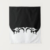 Reflecterende Deco Mod Woman Tapestry Wandkleed (Voorkant)