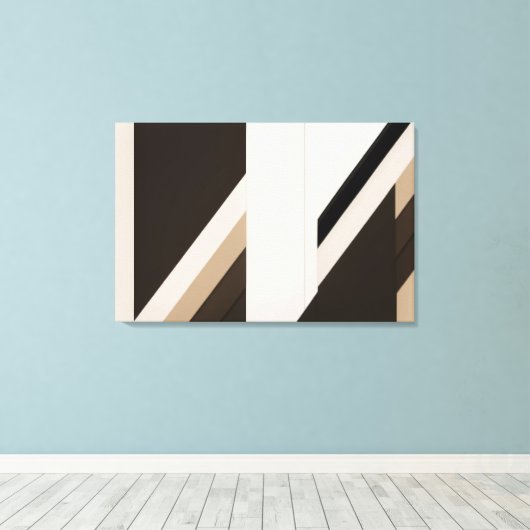 reflecterende harmonie canvas afdruk (Insitu (Houten vloer))