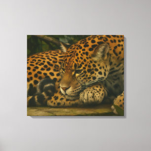 Reflecterende Jaguar – Serene Wildlife Art Print