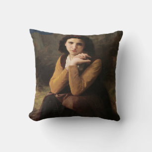 Reflecterende schoonheid (Mignon Pensive) 1869 Bou Kussen