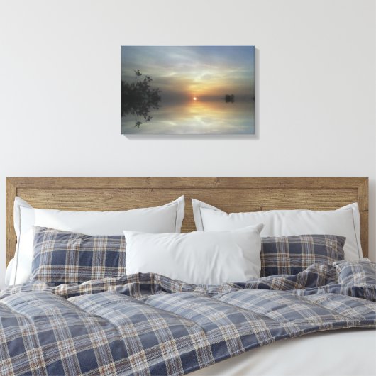 Reflecterende Sunshine Canvas Print (Insitu (Slaapkamer))