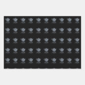 Reflecterende theepot herhalen inpakpapier vel (Voorkant 2)