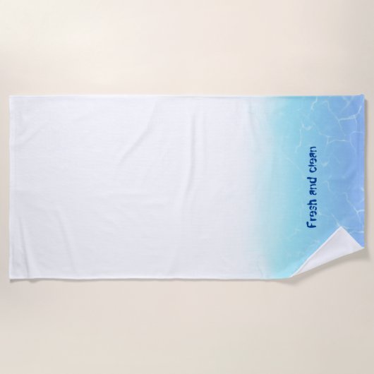 reflecterende waterkant strandlaken (Voorkant)