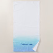 reflecterende waterkant strandlaken (Voorkant)